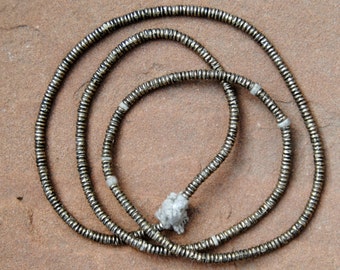 African Silver/Brass Spacer Beads (3x1mm)