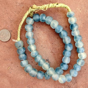 Ghana Glass Beads: 14mm