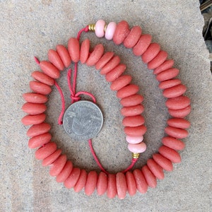 Taka Krobo Beads: Short Strand