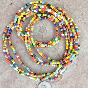 Mixed African Glass Beads -3 Strands