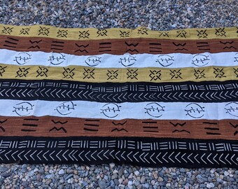 African Mud Cloth 38"x66"