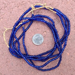 Small Glass Beads - 3 Strands