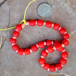 Ghana Glass Beads: Short Strand