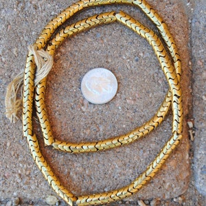 Indian Brass Metal Snake Beads