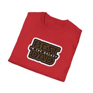 Galaxy Dad Father's Day 2025 Tee, Space Theme Graphic Tee, Best Dad in the Universe T-Shirt, Father's Day Gift Shirt, Dad Galaxy Tee