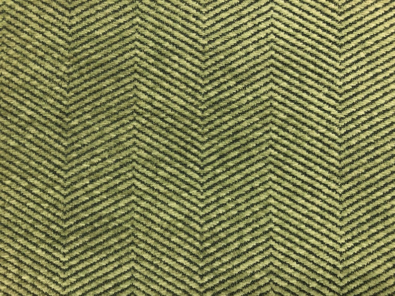 Designer Sage Green Charcoal Gray Black Herringbone Geometric Etsy