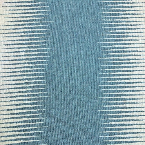 Designer Water & Stain Resistant Beige French Blue Geometric Woven Ikat Upholstery Drapery hotsell Fabric STA2129