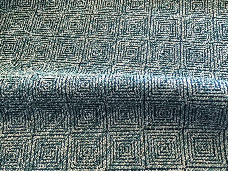 FREE US SHIP 56 Wide Home Decor Sage Green Diamond Pattern Chenille Upholstery Fabric for Furniture Sofa Couch Decorative Pillow