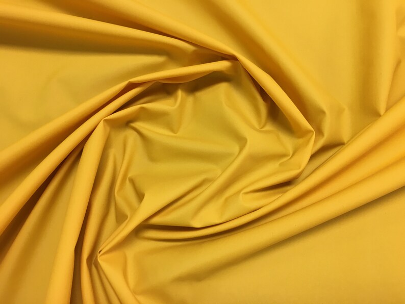 Vintage Yellow Nylon Waterproof Raincoat Outdoor Fabric Etsy
