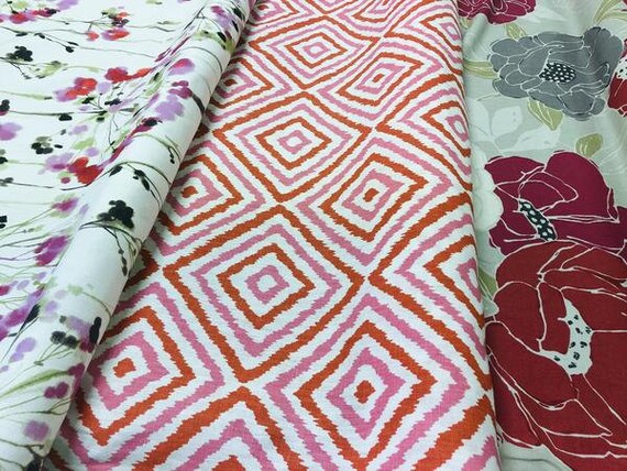Jonathan Adler Electrify Barston Fabrics Paeonia Romo Etsy