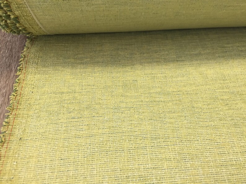 FREE US SHIP 56 Wide Chartreuse Green Mid Century Modern Pattern Fabric for Upholstery Benches Chairs Headboard