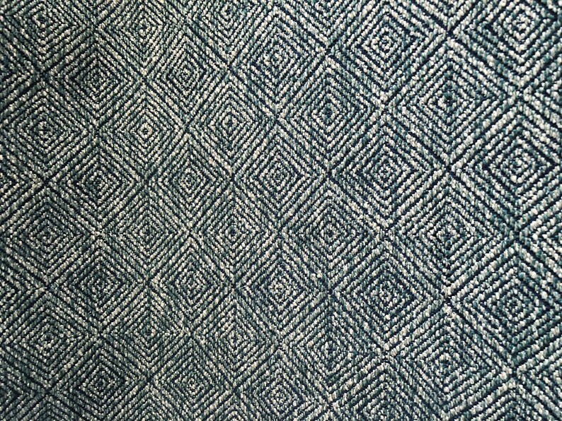 FREE US SHIP 56 Wide Home Decor Sage Green Diamond Pattern Chenille Upholstery Fabric for Furniture Sofa Couch Decorative Pillow
