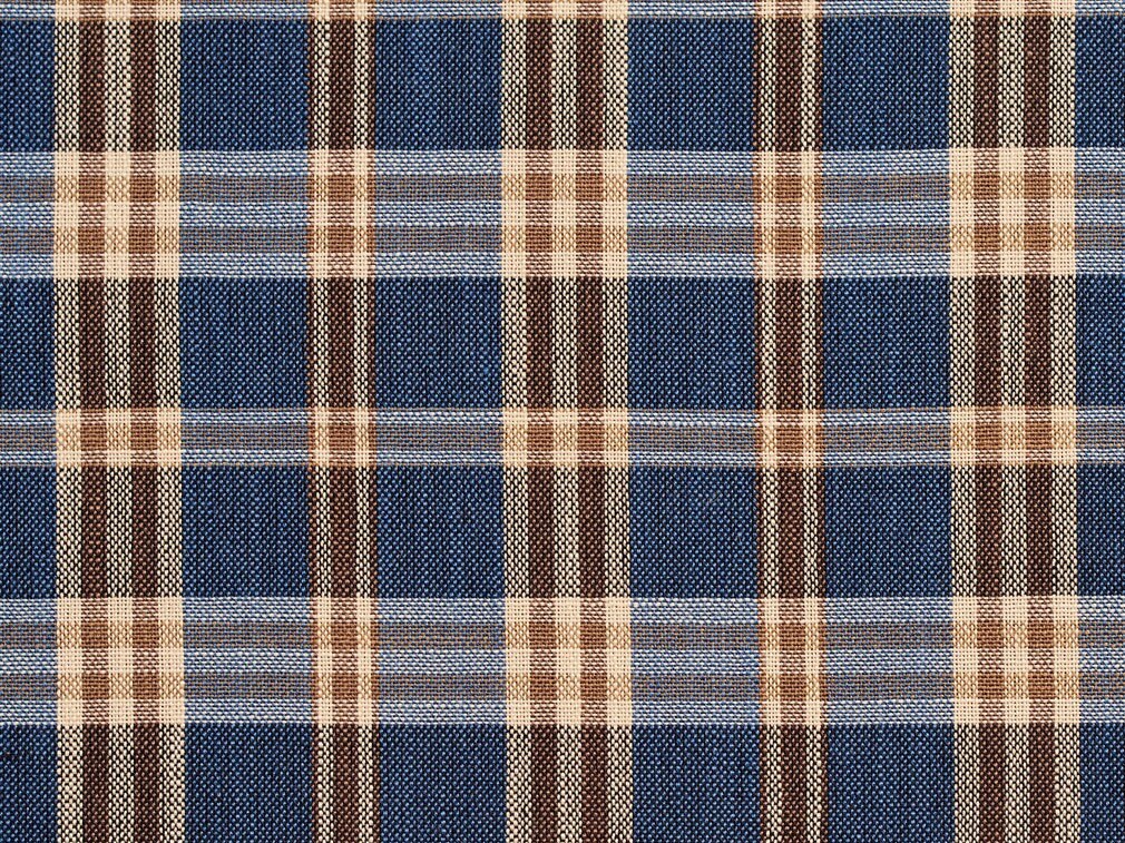 Heavy Duty Navy Blue Cocoa Brown Beige Plaid Check Tartan Geometric  Upholstery Drapery Fabric - Etsy