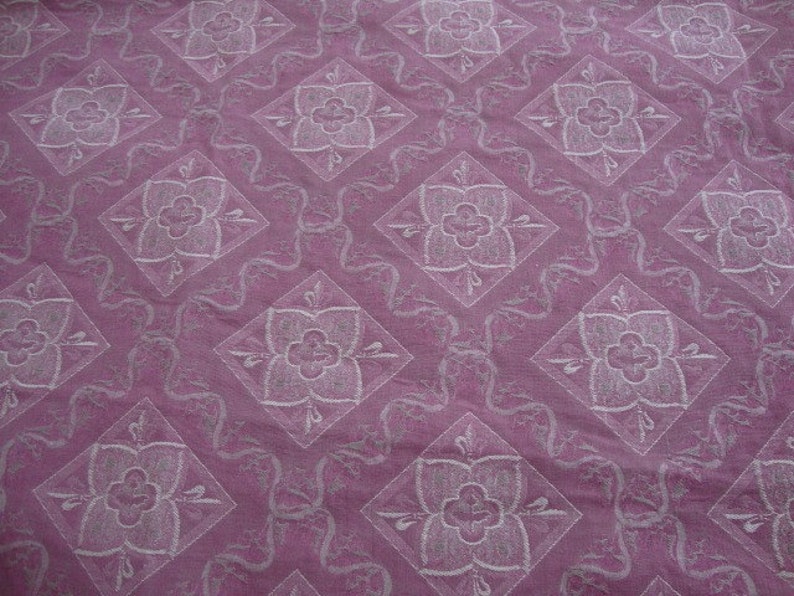 3 Yds French Lavender Pastel Purple Embossed Diamond Quilt Satin Ribbon 1 3//8/"W