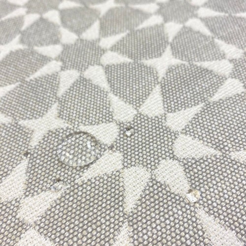 Perennials Reversible Star Power Nickel Grey factory White Indoor Outdoor Geometric Upholstery Drapery Fabric STA 3103