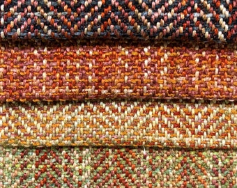red tweed upholstery fabric