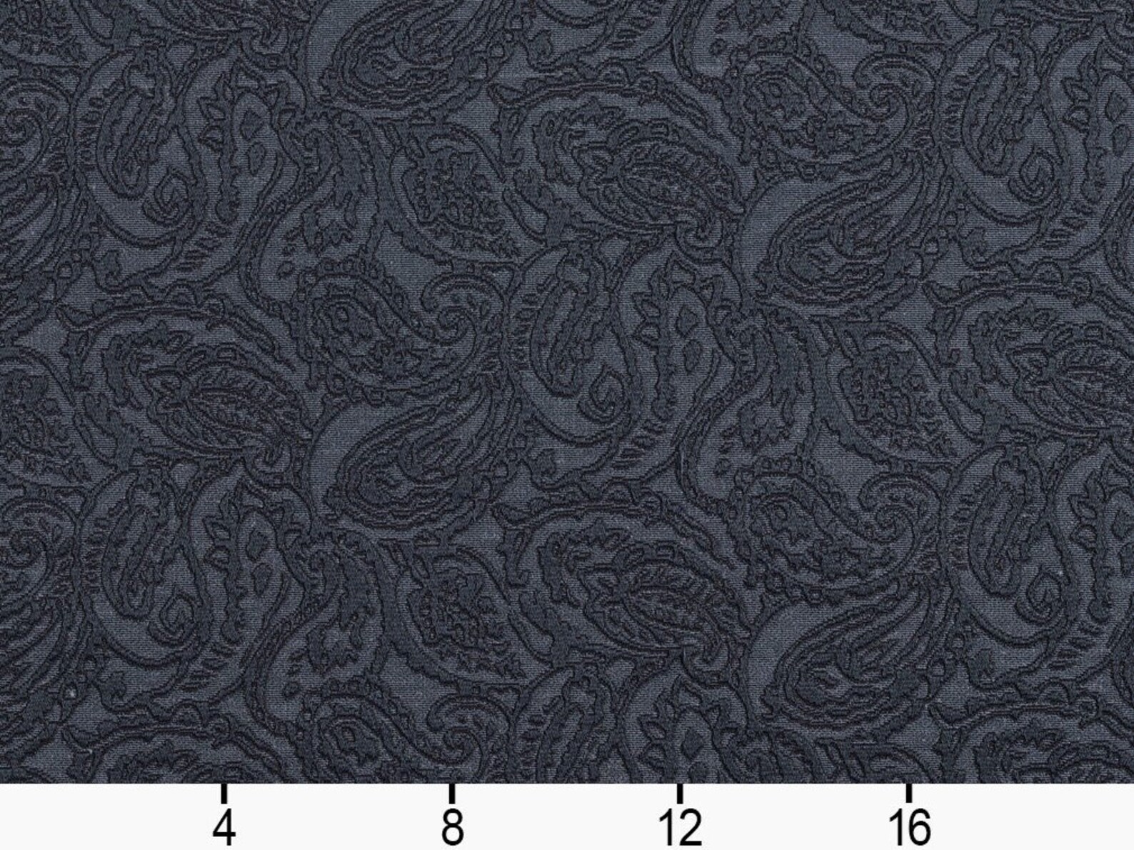 Heavy Duty Denim Navy Blue Paisley Upholstery Drapery Fabric - Etsy