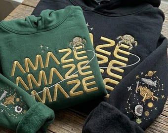 Embroidered Amaze Amaze Amaze Hoodie, Rocky Sweatshirt, Project Haiil M2ry Rocky Inspired Sci-Fi Unisex Fan Shirt