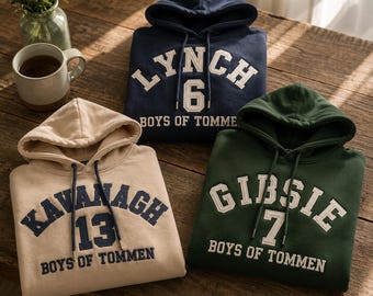Personalized Vintage Boys of Tommen Embroidered Sweatshirt, Tommen College Crewneck, Custom Couple Shirt, Bookish Merch, Bookish Gift