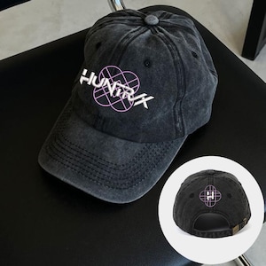 Embroidered Huntrix Kpop Demon Hunters Logo Inspired Hat | K-Drama Fan Art Hat | Gift For Him or Her
