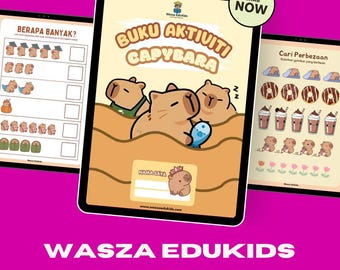 Buku Aktiviti Kanak-kanak (Capybara)
