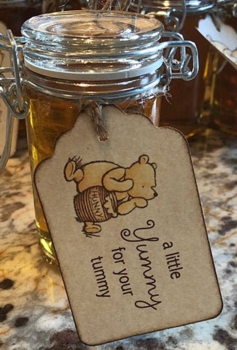 Winnie the Pooh Baby Shower Favor A Little Yummy for Your Etsy