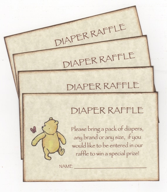 diaper raffle invitation
