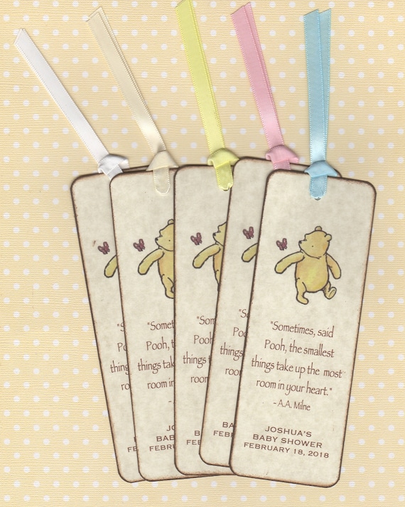 Vtg Lot Of 6 Winnie The Pooh Wrapping Paper Baby Shower Gift 2