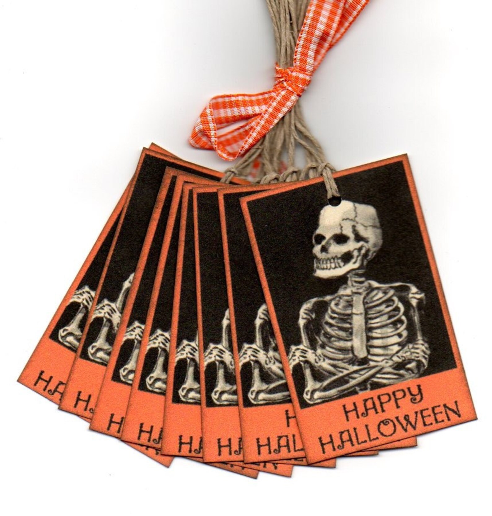 Halloween Gift Tags Favor Tags Goody Bag Tags Labels Hang Tags Etsy