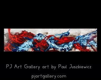 Enormous 5 ft abstract Knife "All In" by Paul Juszkiewicz 63"x 16" Ready To Ship - Free Shipping
