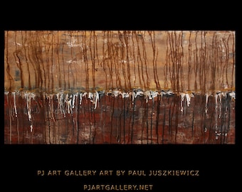 Tears abstract knife by Paul Juszkiewicz splash 24 x 48 - Free Shiping