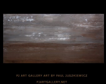 Modern Contemporary Abstract "Sunset" 48"x24" by Paul Juszkiewicz