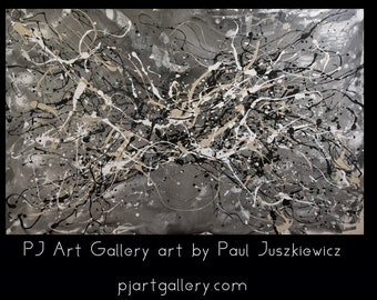 Enormous 6 ft abstract Knife by Paul Juszkiewicz 74"x 48" - ready to ship