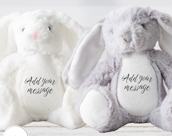 Oso de Peluche Personalizado – Nombre & Mensaje – Regalo Suave para Cualquier Ocasión – Elige Color Estilo – Perfecto para Regalar