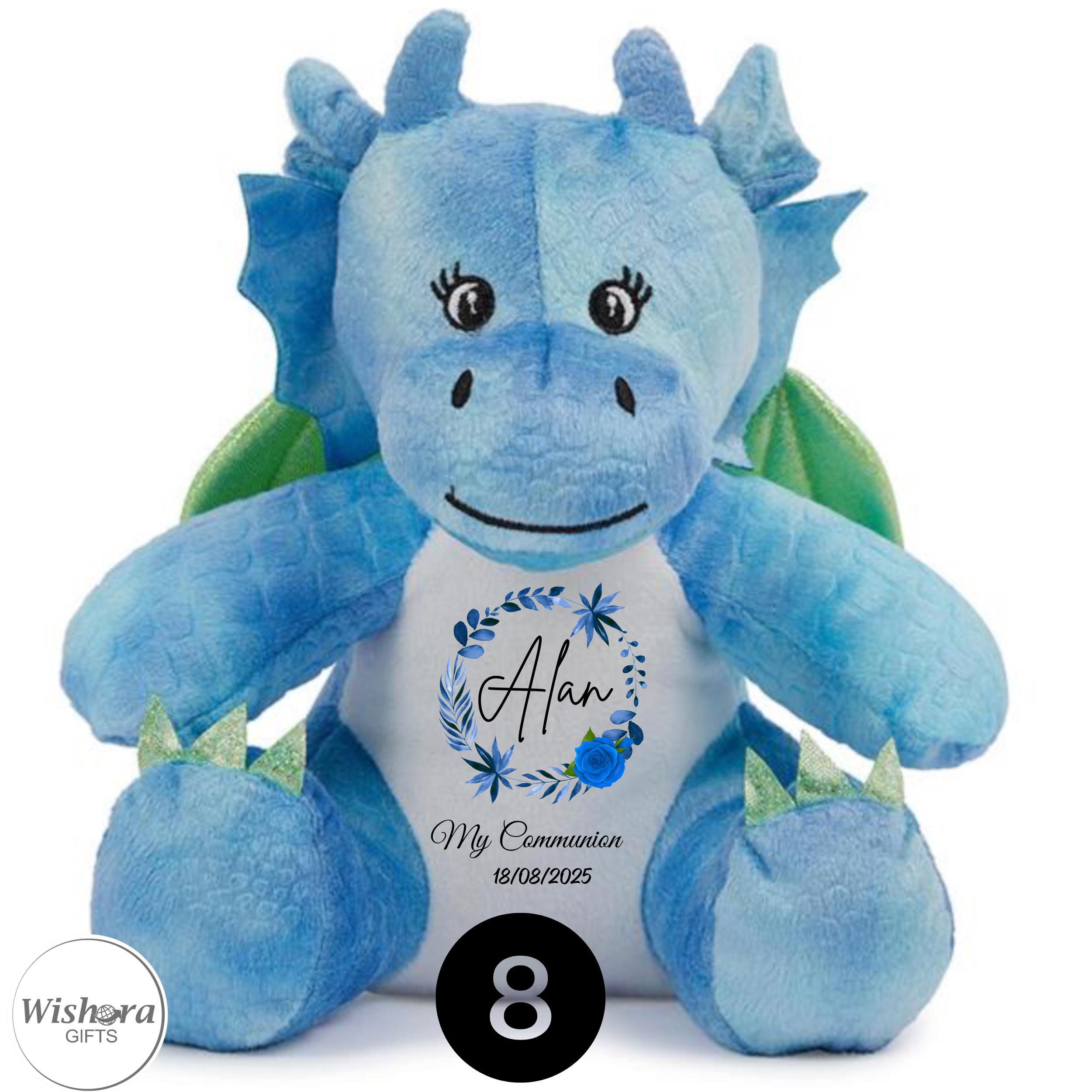 Personalized Plush Animal – Communion or Baptism Gift, Keepsake Toy - Etsy