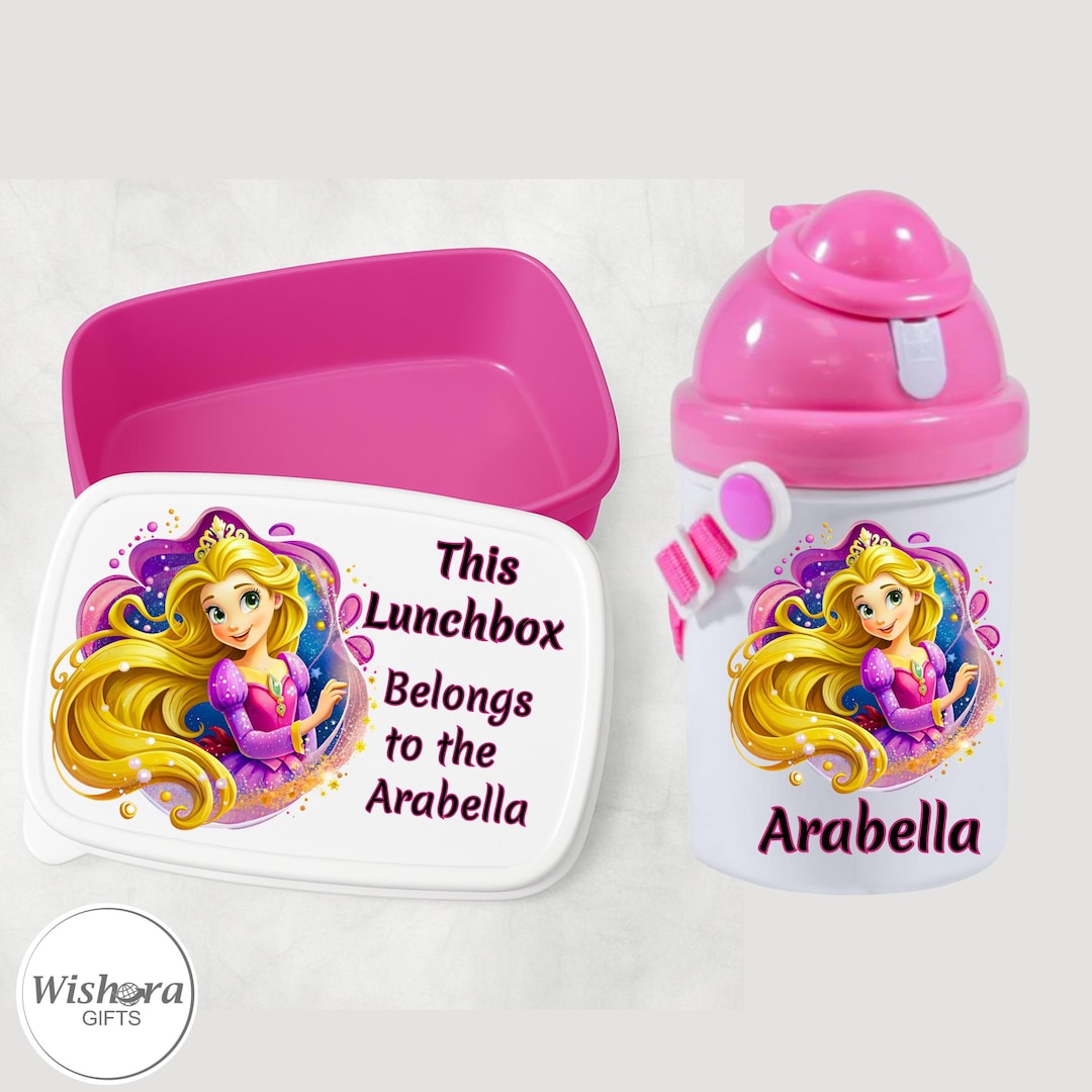 Personalized Kids Lunchbox and Water Bottle Set | School Lunch With ...