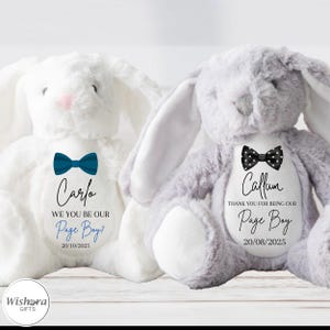 Personalisierte Geschenke für Blumenmädchen und Page Boy | Kuscheltiere, Ornamente und Taschen | Mit Name und Datum | Wishora Gifts