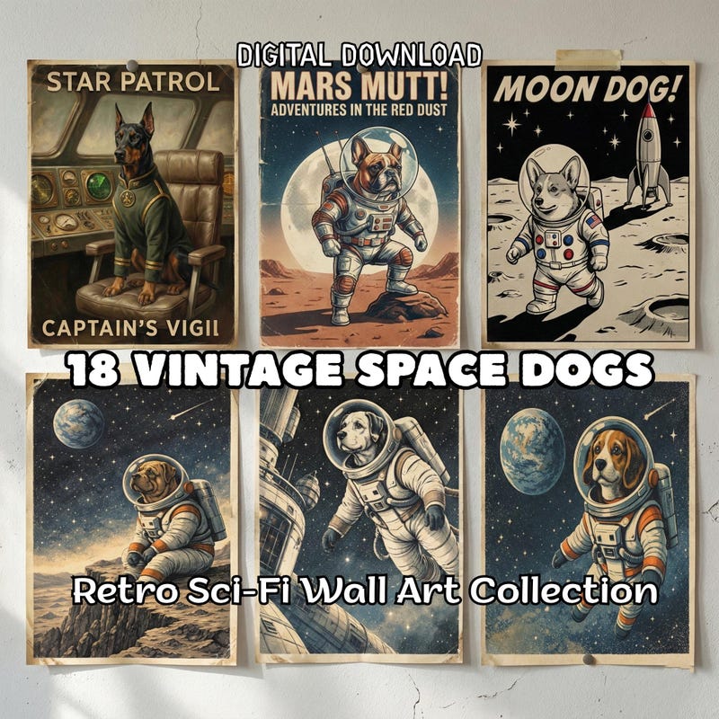 1960s Vintage Dog Decor - Etsy