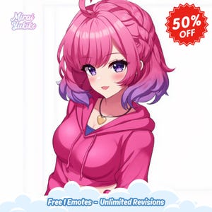 pfp for twitch, Profile picture, Profile Icon, Character Commission, pfp Anime, Anime, Vtuber pfp, Pngtuber pfp, custom pfp, PFP COMMISSION