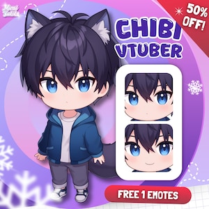 Live2d Model, Vtuber Design, Vtuber Charakter, Anime Art, Anime Charakter, Chibi Vtuber Model, CUSTOM CHIBI VTUBER | Eigenes Vtuber Modell