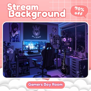 Vtuber background - cute animated vtuber background, vruber asset, animated stream background, cozy room