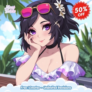 Custom Pfp, Anime Character Commission, Pfp commission, profile icon, profile picture, OC, Fanart, Anime Ilustration, Pfp anime avatar