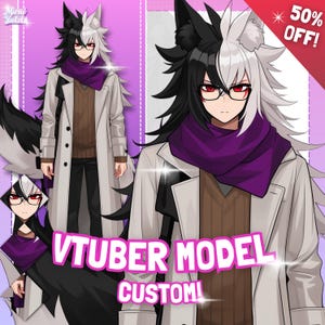 Eigenes Vtuber Model Live2d Auftragsarbeit | Vtuber Objekt | Live2d Vtuber Modell | Pngtuber | vtuber Takelung | twitch, Vtuber Modell |