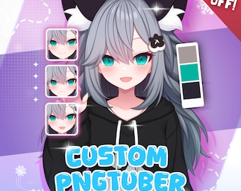 Pngtuber personalizzato, Commissione Pngtuber, Pngtuber, vtuber, PNGtuber per streaming, modello PNGTuber, Twitch PNGtuber