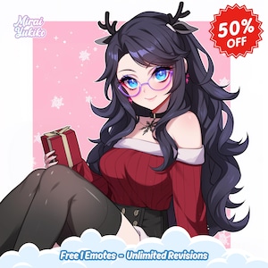 PFP COMMISSION, pfp for twitch, Profile picture, Profile Icon, Character Commission, pfp Anime, Anime, Vtuber pfp, Pngtuber pfp, custom pfp
