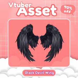 VTuber Stream Asset – Wing, PNG Stickers, Vtuber Items, Props & Decorations for OBS and PNGTuber