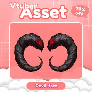VTuber Stream Asset – Horn, PNG Stickers, Vtuber Items, Props & Decorations for OBS and PNGTuber
