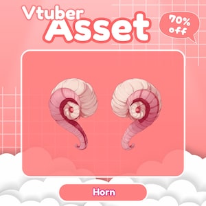 VTuber Stream Asset – Horn, PNG Stickers, Vtuber Items, Props & Decorations for OBS and PNGTuber