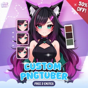 Benutzerdefinierter Pngtuber, Pngtuber Coupion, Pngtuber, vtuber, PNGtuber für Strom, PNGTuber Modell, twitch pngtuber