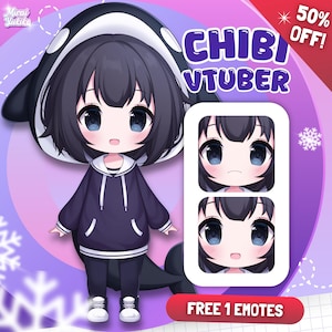 Vtuber Design, Vtuber Charakter, Anime Kunst, Anime Charakter, Chibi Vtuber Modell, CUSTOM CHIBI VTUBER | Eigenes Vtuber Model, Live2d Model